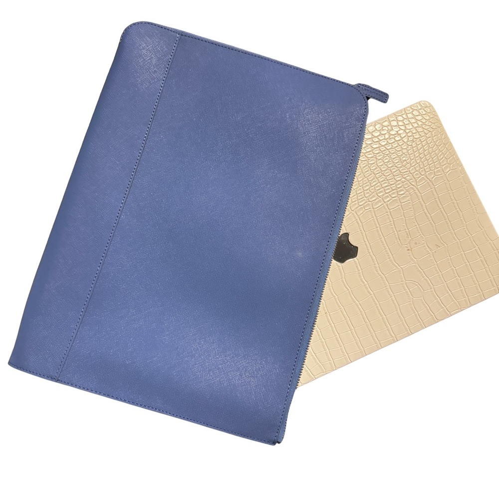 Levenger Briefolio 14.5 x 11.5 Robin Blue